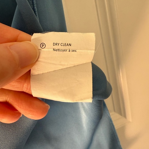 Vince Light Blue Women's Silk Blouse Size XXS - Picture 12 of 15